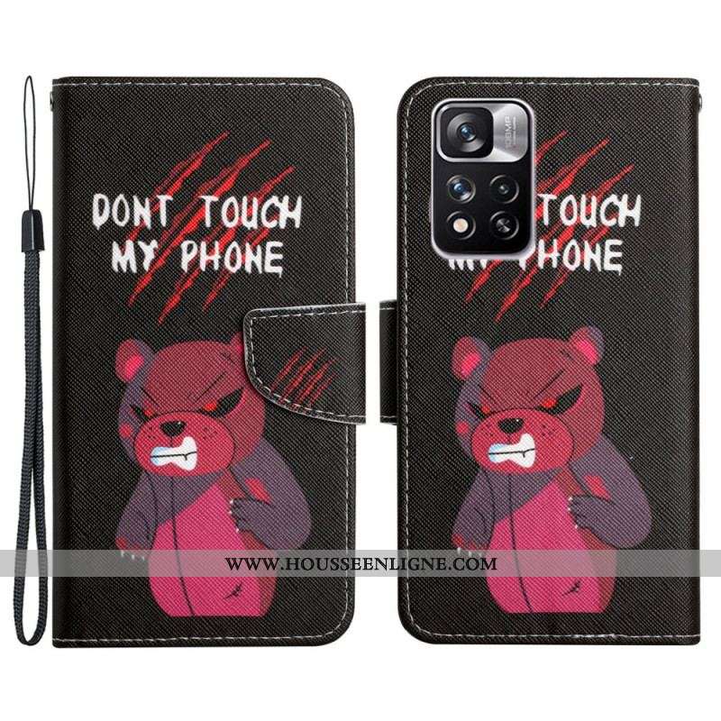 Housse Xiaomi Redmi Note 11 Pro Plus 5G Ours Don't Touch my Phone