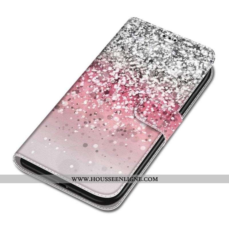 Housse Xiaomi Redmi Note 11 Pro Plus 5G Paillettes avec Lanière