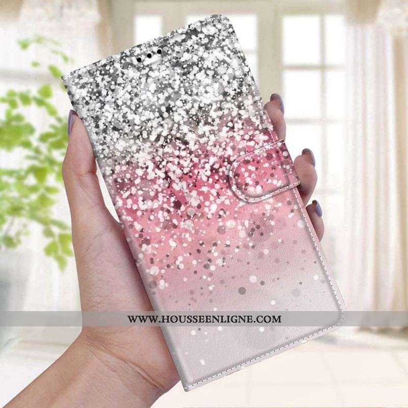 Housse Xiaomi Redmi Note 11 Pro Plus 5G Paillettes avec Lanière