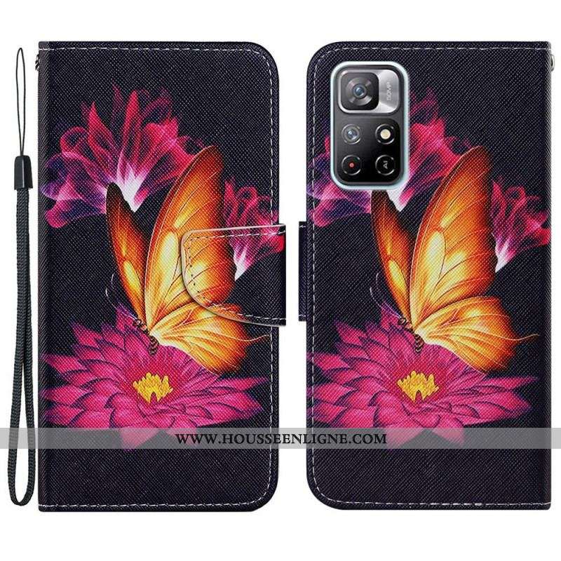 Housse Xiaomi Redmi Note 11 Pro Plus 5G Papillon et Lotus
