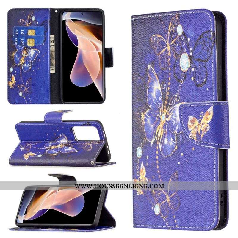 Housse Xiaomi Redmi Note 11 Pro Plus 5G Papillons de Nuit