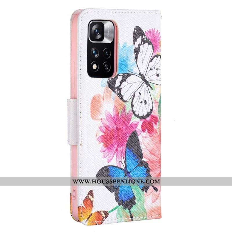 Housse Xiaomi Redmi Note 11 Pro Plus 5G Papillons