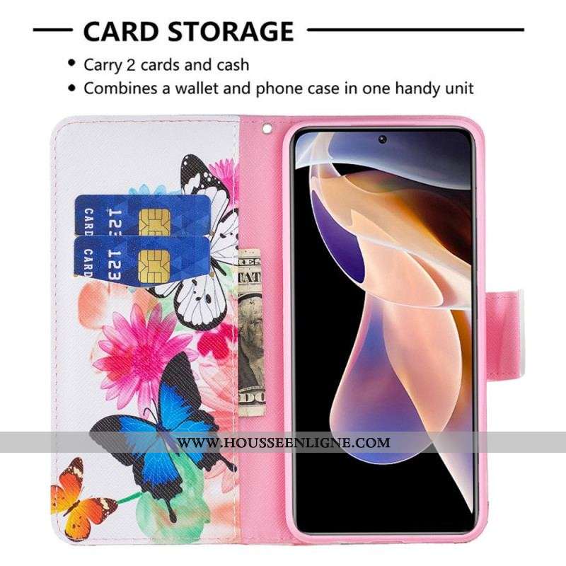 Housse Xiaomi Redmi Note 11 Pro Plus 5G Papillons