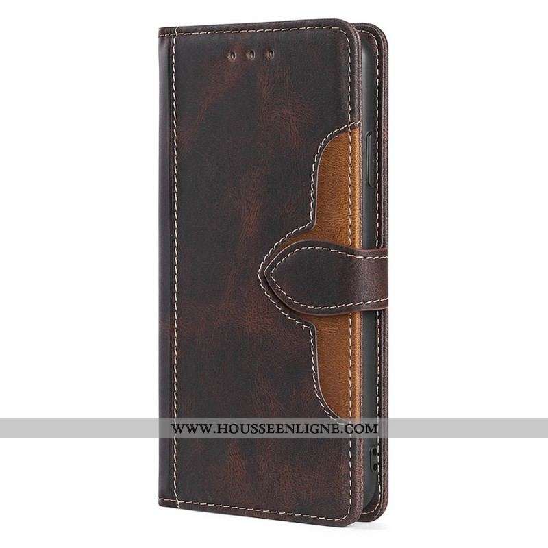Housse Xiaomi Redmi Note 11 Pro Plus 5G Simili Cuir Bicolore Stylish