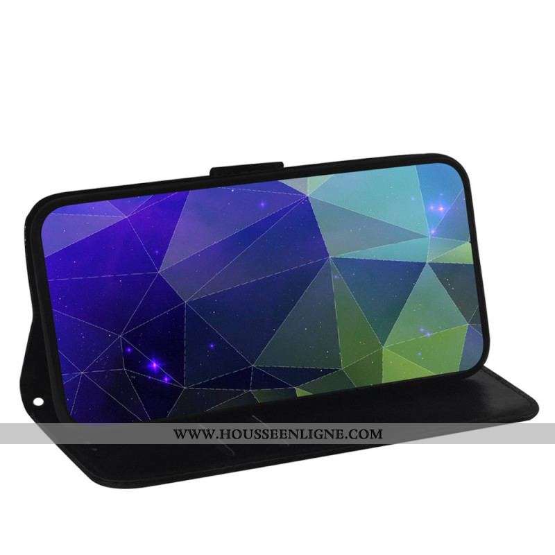 Housse Xiaomi Redmi Note 11 Pro Plus 5G Simili Cuir Couverture Miroir