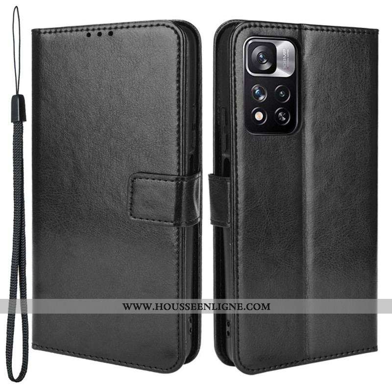 Housse Xiaomi Redmi Note 11 Pro Plus 5G Simili Cuir Flashy