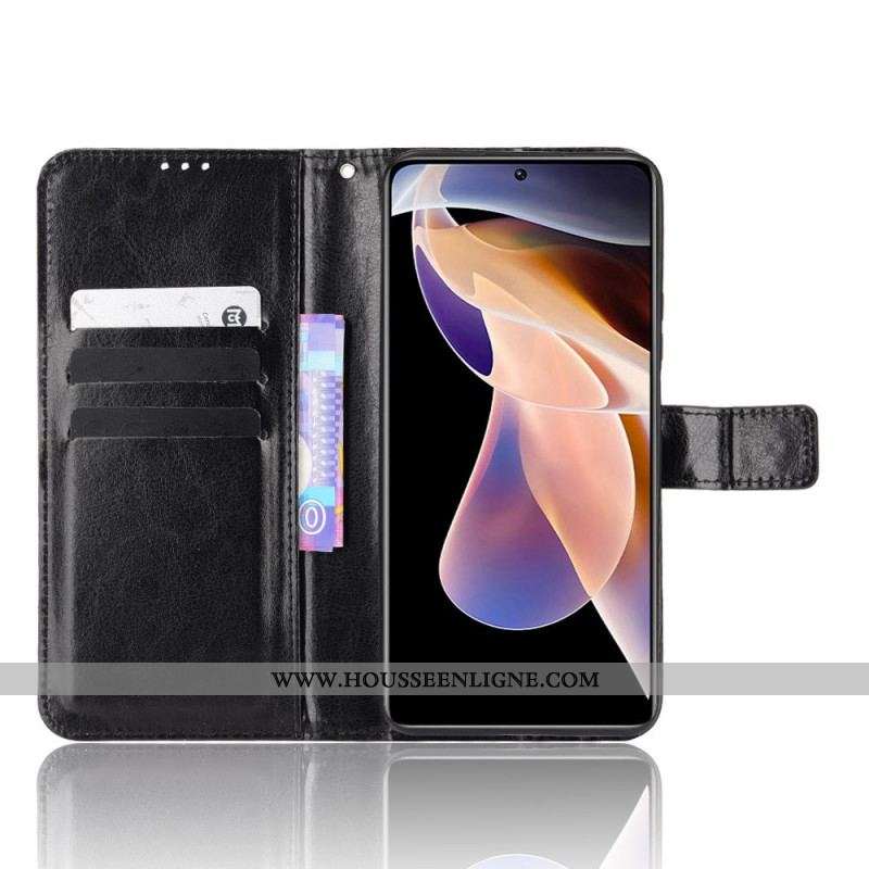Housse Xiaomi Redmi Note 11 Pro Plus 5G Simili Cuir Flashy