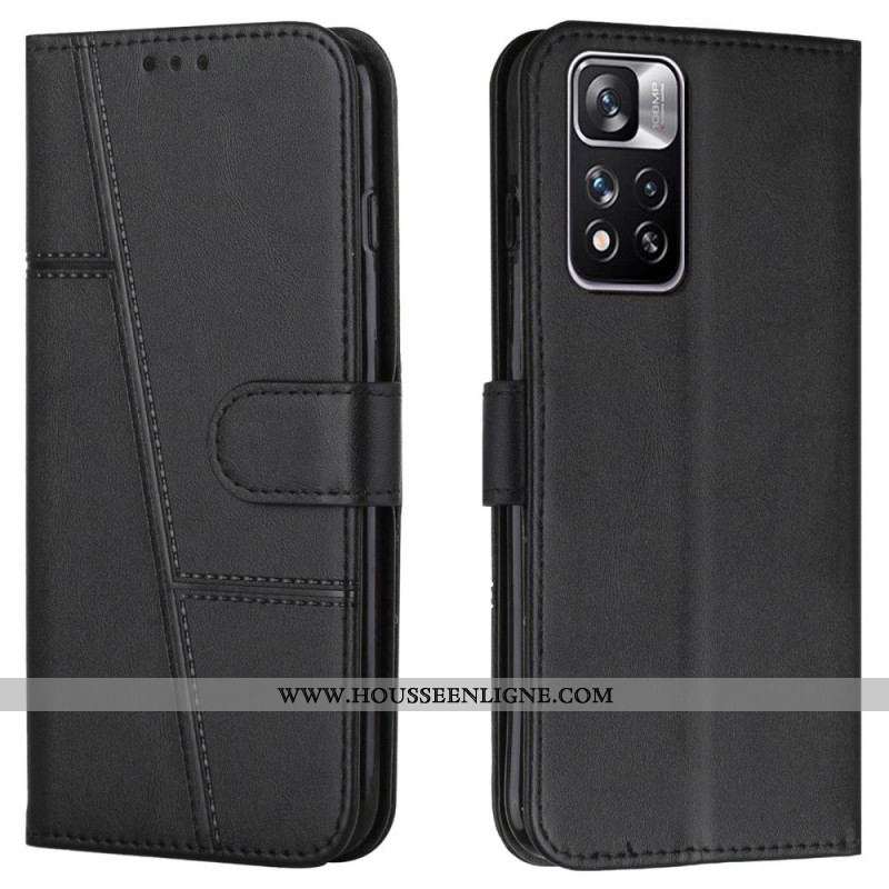 Housse Xiaomi Redmi Note 11 Pro Plus 5G Simili Cuir Haut de Gamme