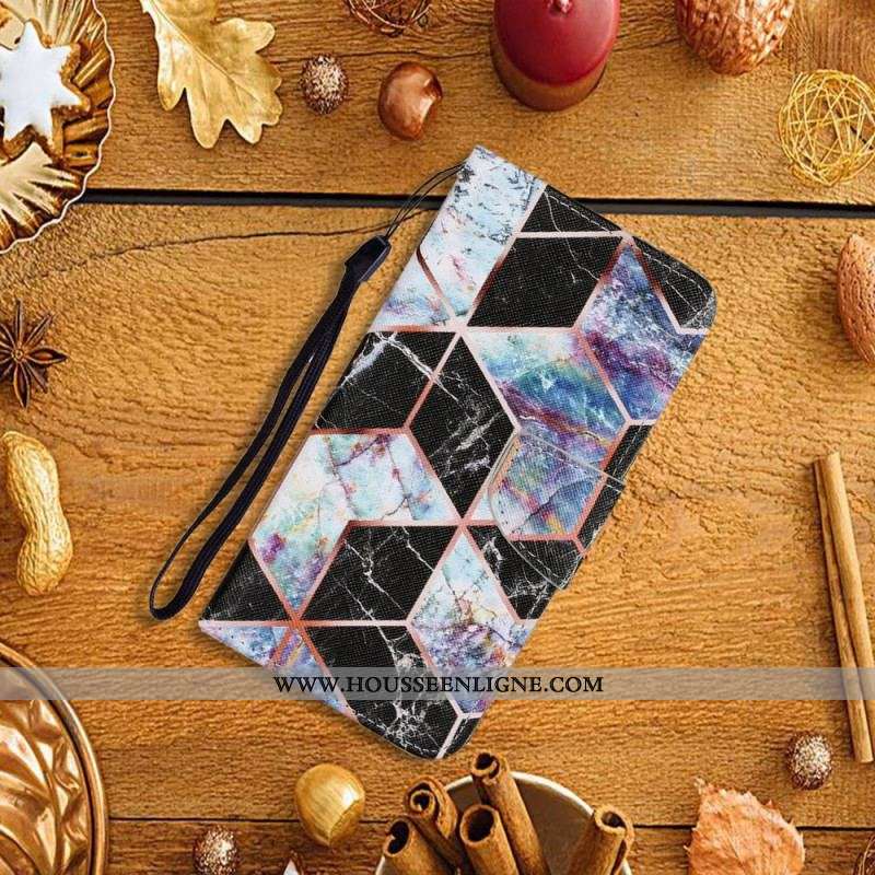 Housse Xiaomi Redmi Note 11 Pro Plus 5G Style Marbre Géométrique