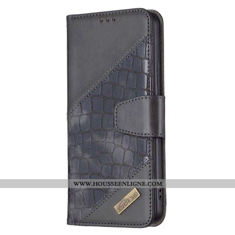 Housse Xiaomi Redmi Note 11 Pro Plus 5G Style Peau de Crocodile Binfen Color