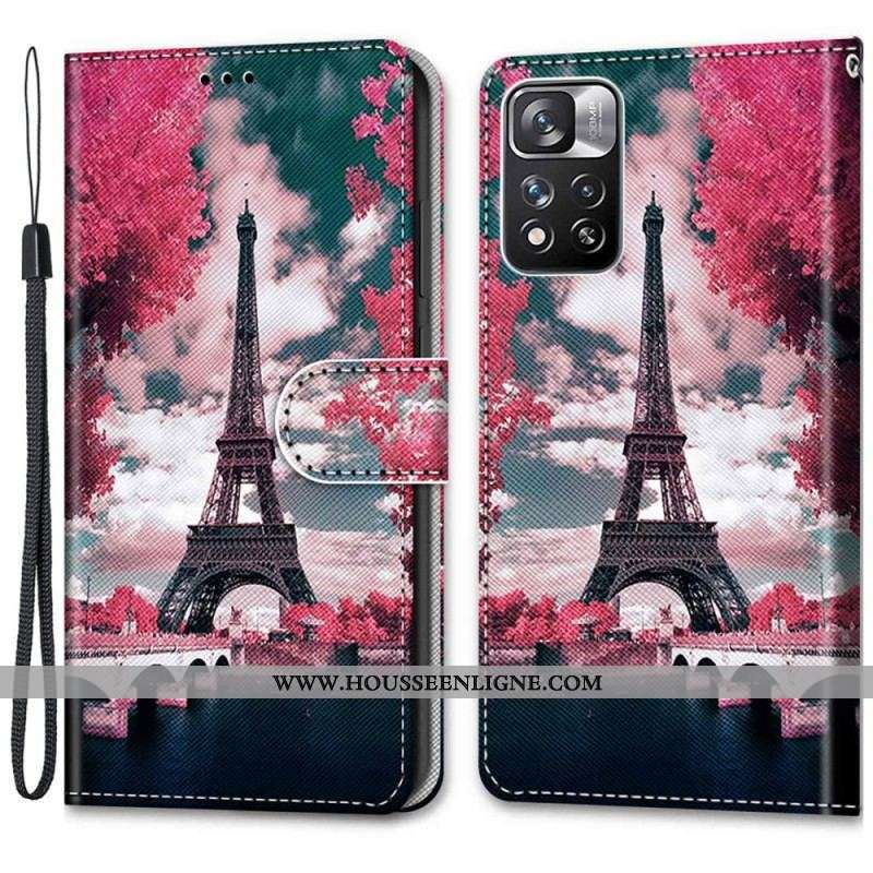 Housse Xiaomi Redmi Note 11 Pro Plus 5G Tour Eiffel