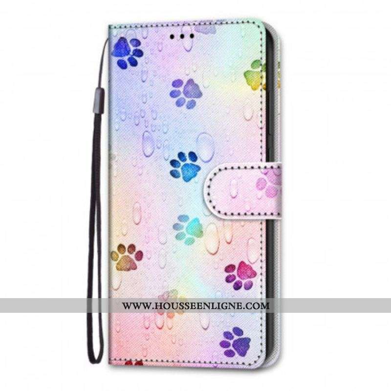 Housse Xiaomi Redmi Note 11 Pro Plus 5G Traces de Chat