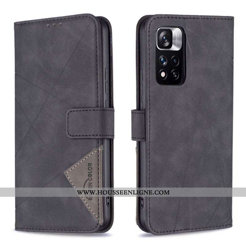 Housse Xiaomi Redmi Note 11 Pro Plus 5G Triangles Binfen Color