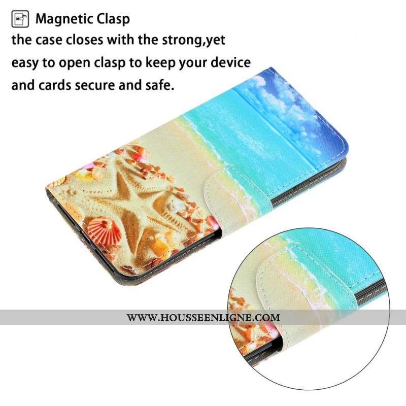Housse Xiaomi Redmi Note 11 Pro Plus 5g Plage à Lanière