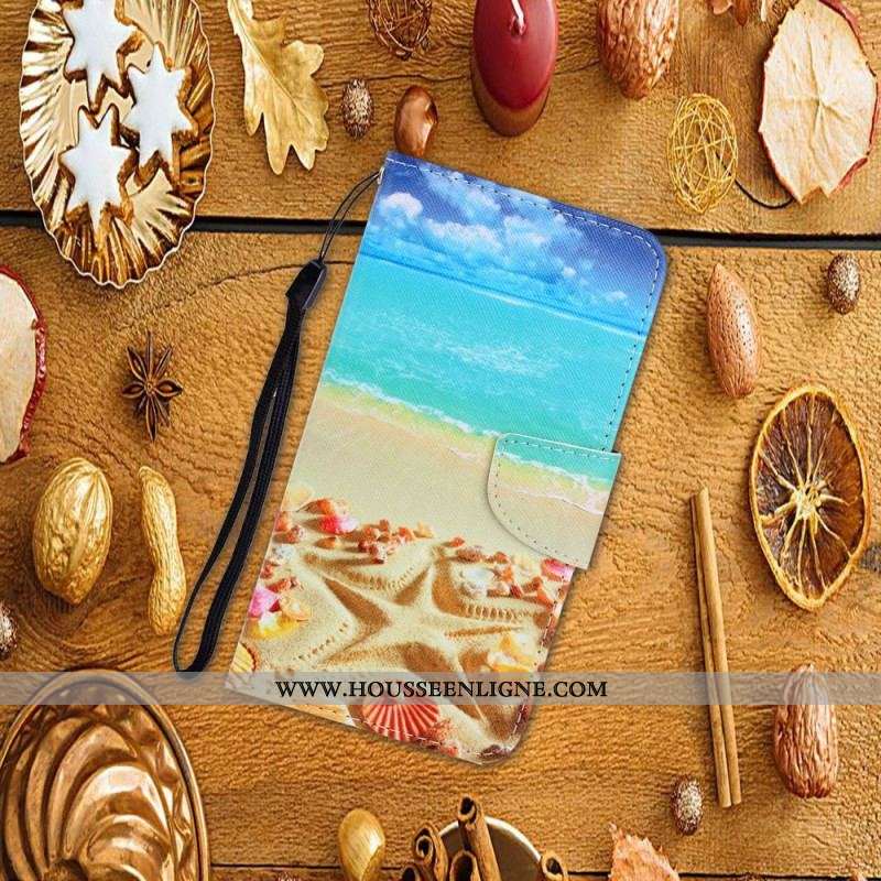 Housse Xiaomi Redmi Note 11 Pro Plus 5g Plage à Lanière