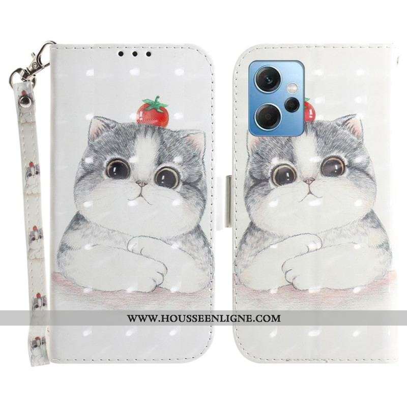 Housse Xiaomi Redmi Note 12 4G Chat Original à Lanière