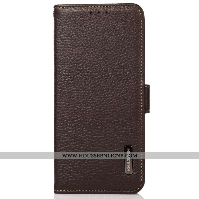 Housse Xiaomi Redmi Note 12 4G Cuir Litchi KHAZNEH RFID