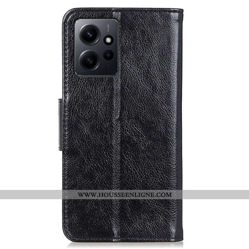 Housse Xiaomi Redmi Note 12 4G Cuir Nappa Fendu