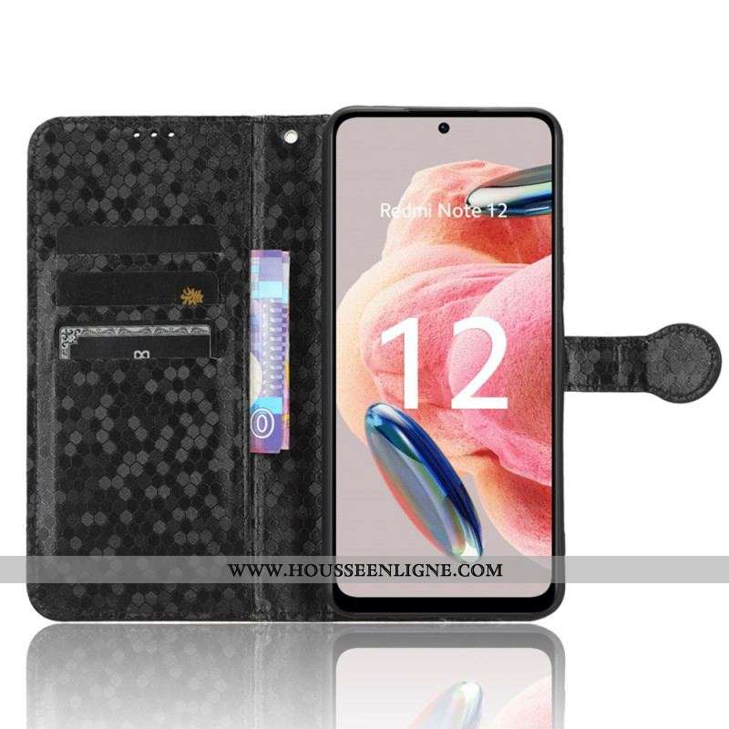 Housse Xiaomi Redmi Note 12 4G Design 3D à Lanière