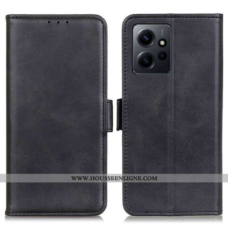 Housse Xiaomi Redmi Note 12 4G Double Fermoir