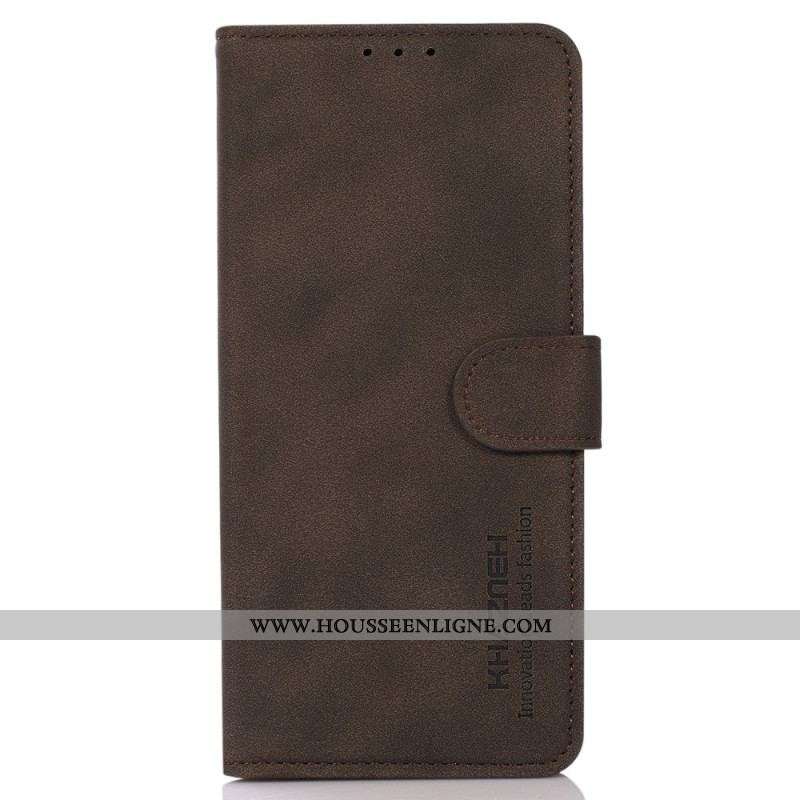 Housse Xiaomi Redmi Note 12 4G Effet Cuir KHAZNEH