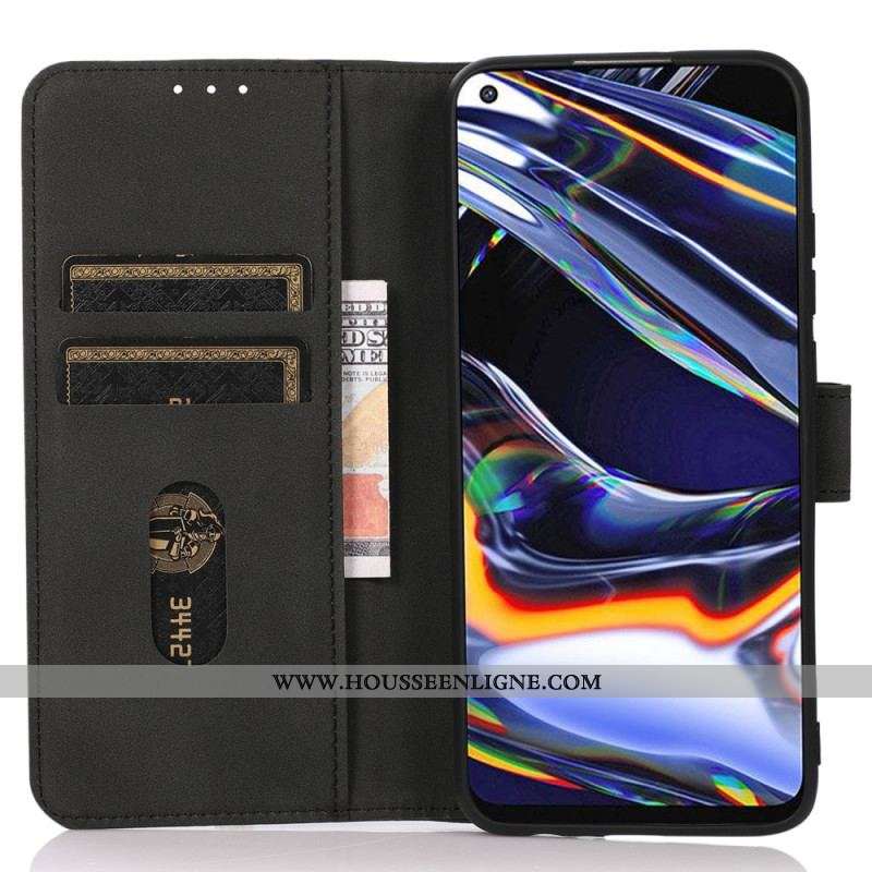 Housse Xiaomi Redmi Note 12 4G Effet Cuir KHAZNEH