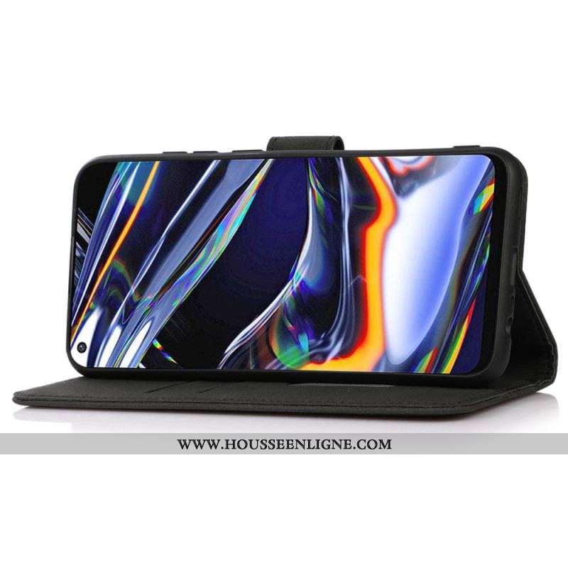 Housse Xiaomi Redmi Note 12 4G Effet Cuir KHAZNEH
