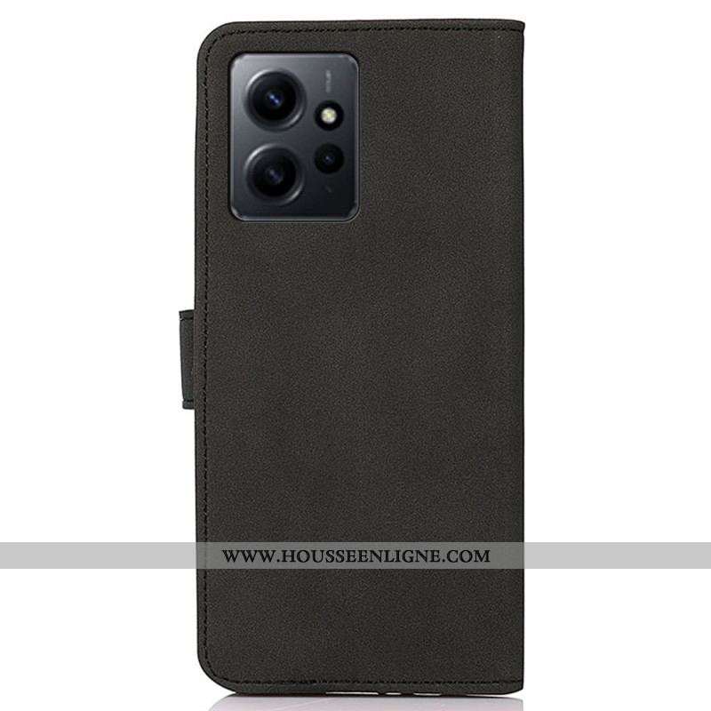 Housse Xiaomi Redmi Note 12 4G Effet Cuir KHAZNEH