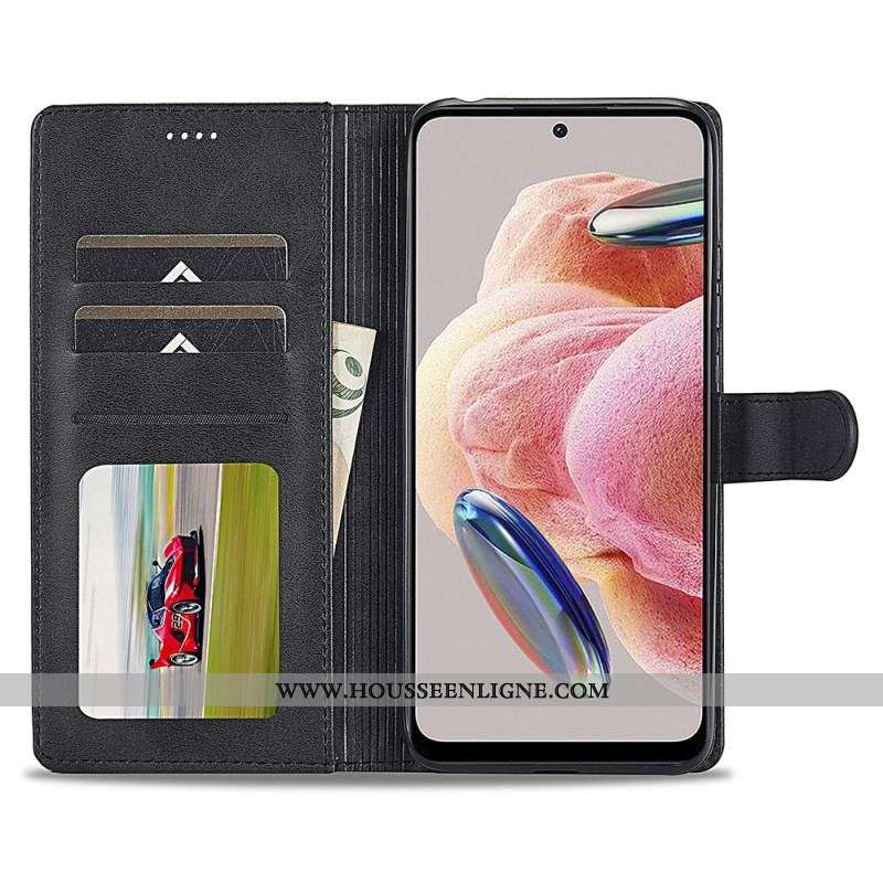 Housse Xiaomi Redmi Note 12 4G Effet Cuir LC.IMEEKE
