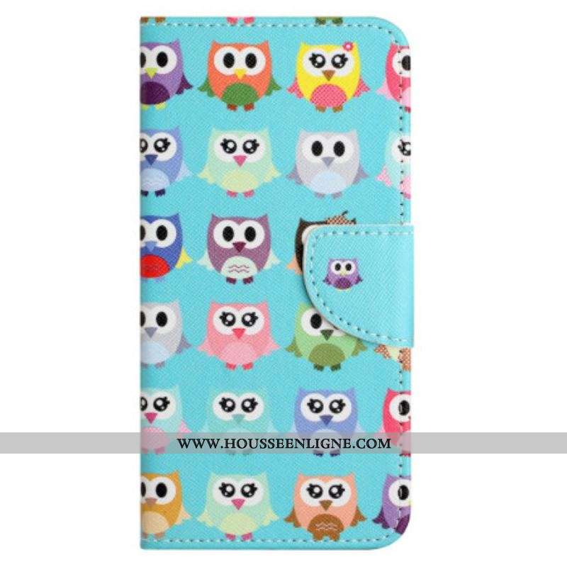 Housse Xiaomi Redmi Note 12 4G Hiboux
