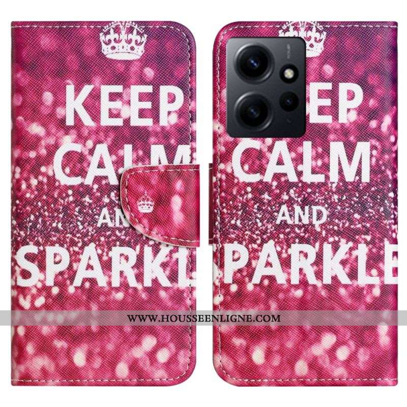 Housse Xiaomi Redmi Note 12 4G Keep Calm and Sparkle