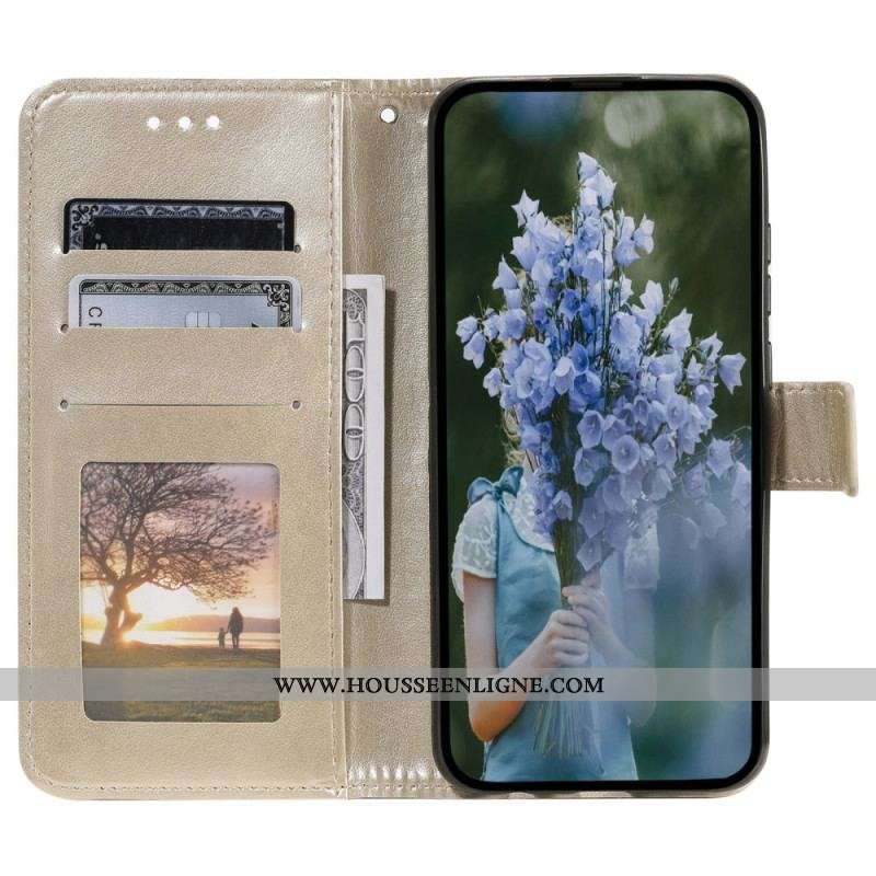 Housse Xiaomi Redmi Note 12 4G Mandala Soleil avec Lanière