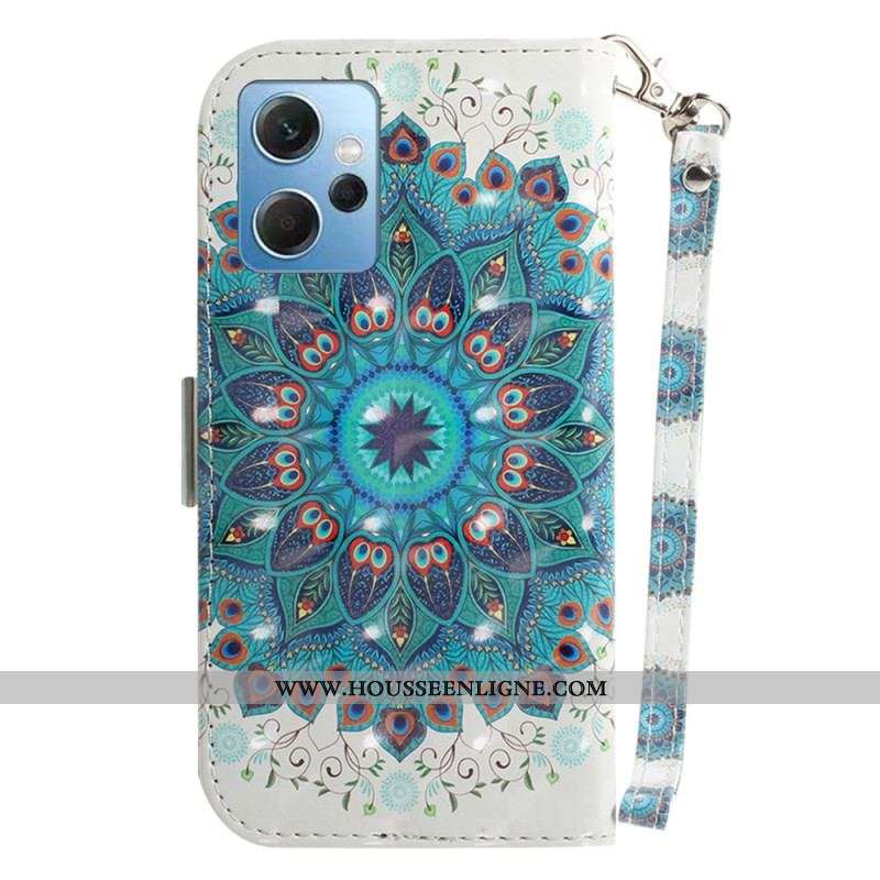 Housse Xiaomi Redmi Note 12 4G Mandala à Lanière