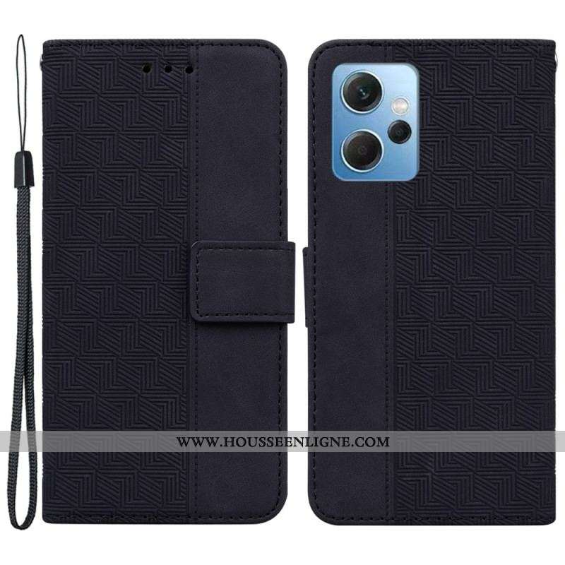 Housse Xiaomi Redmi Note 12 4G Motif à Lanière