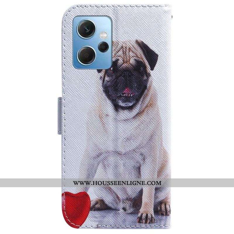Housse Xiaomi Redmi Note 12 4G Pug Dog
