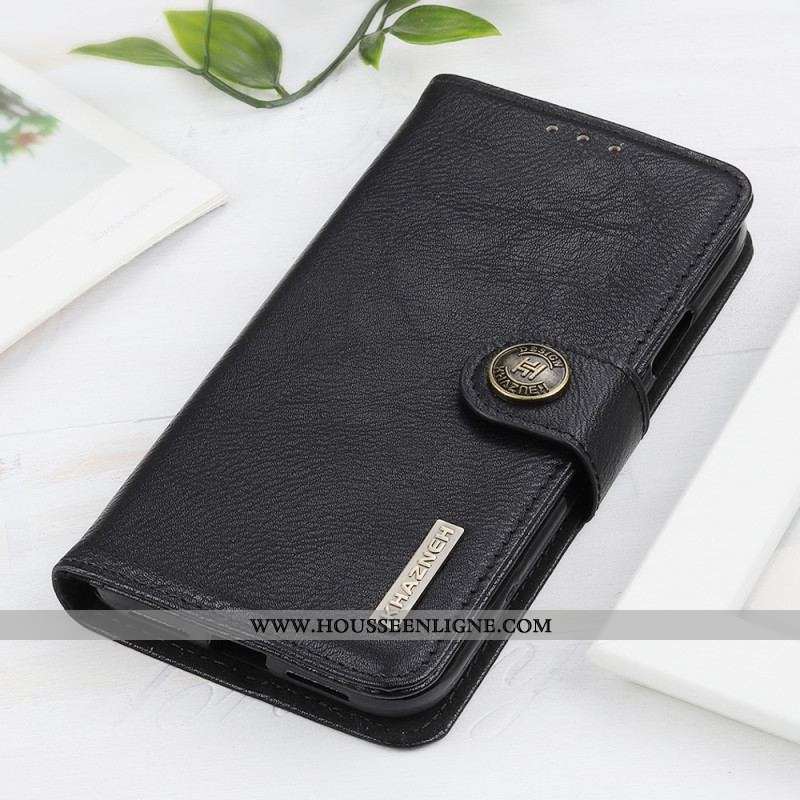 Housse Xiaomi Redmi Note 12 4G Simili Cuir Rétro KHAZNEH