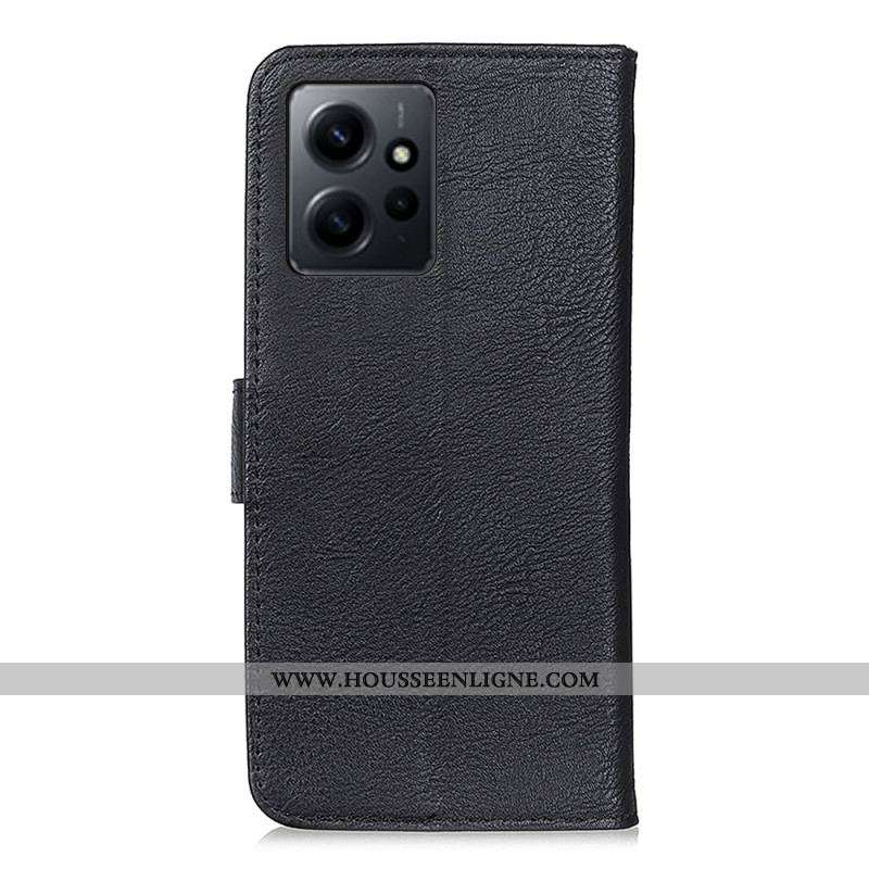 Housse Xiaomi Redmi Note 12 4G Simili Cuir Rétro KHAZNEH