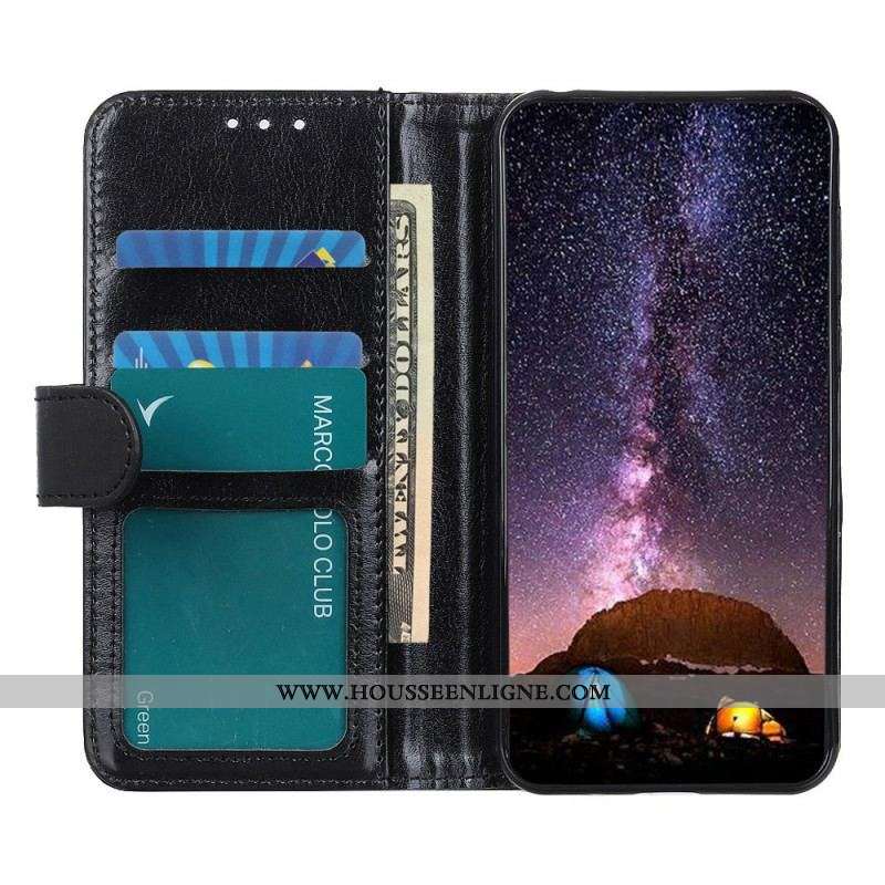 Housse Xiaomi Redmi Note 12 4G Simili Cuir Verni