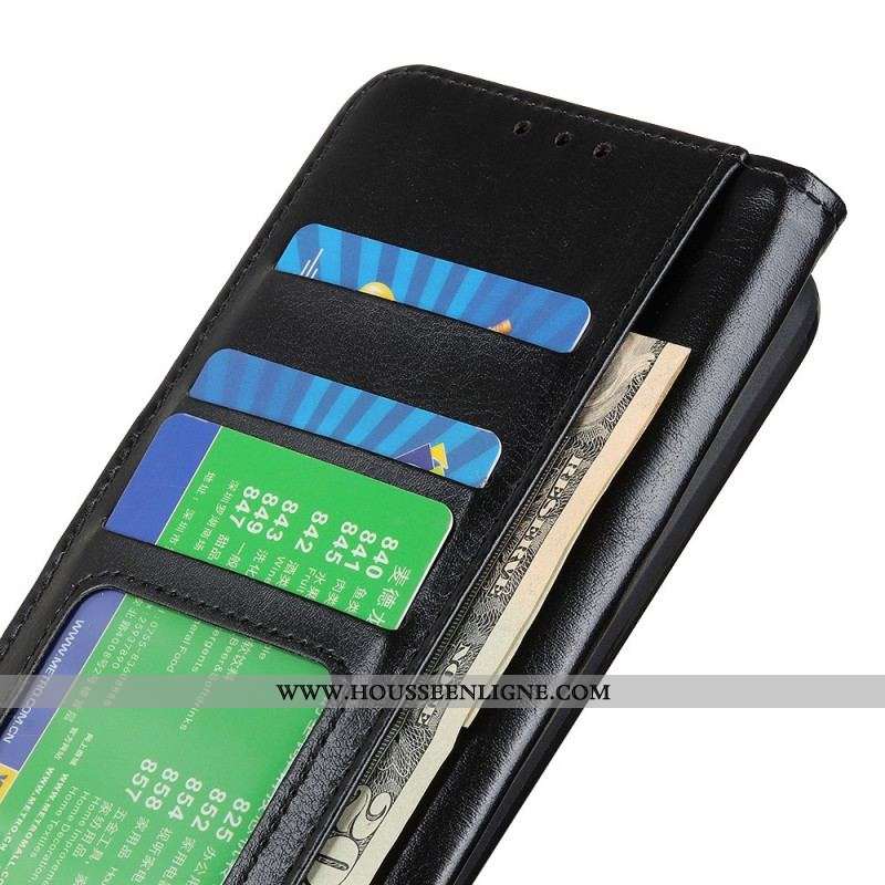Housse Xiaomi Redmi Note 12 4G Simili Cuir Verni