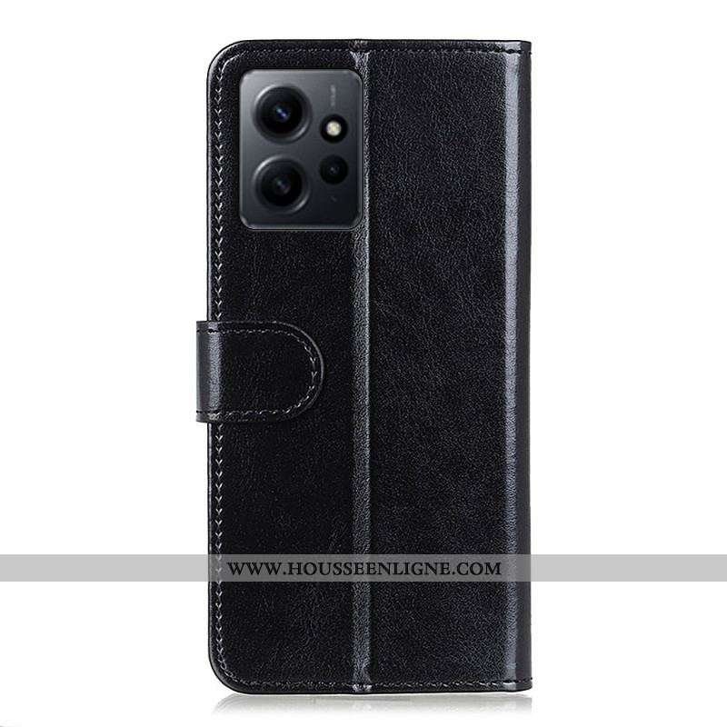 Housse Xiaomi Redmi Note 12 4G Simili Cuir Verni