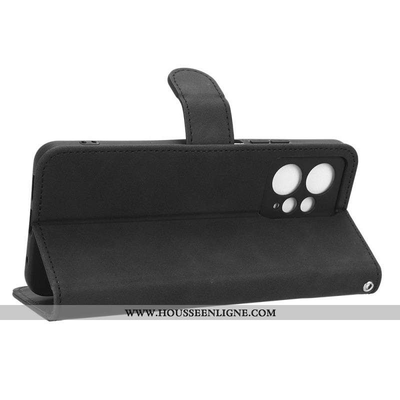 Housse Xiaomi Redmi Note 12 4G Style Cuir Uni