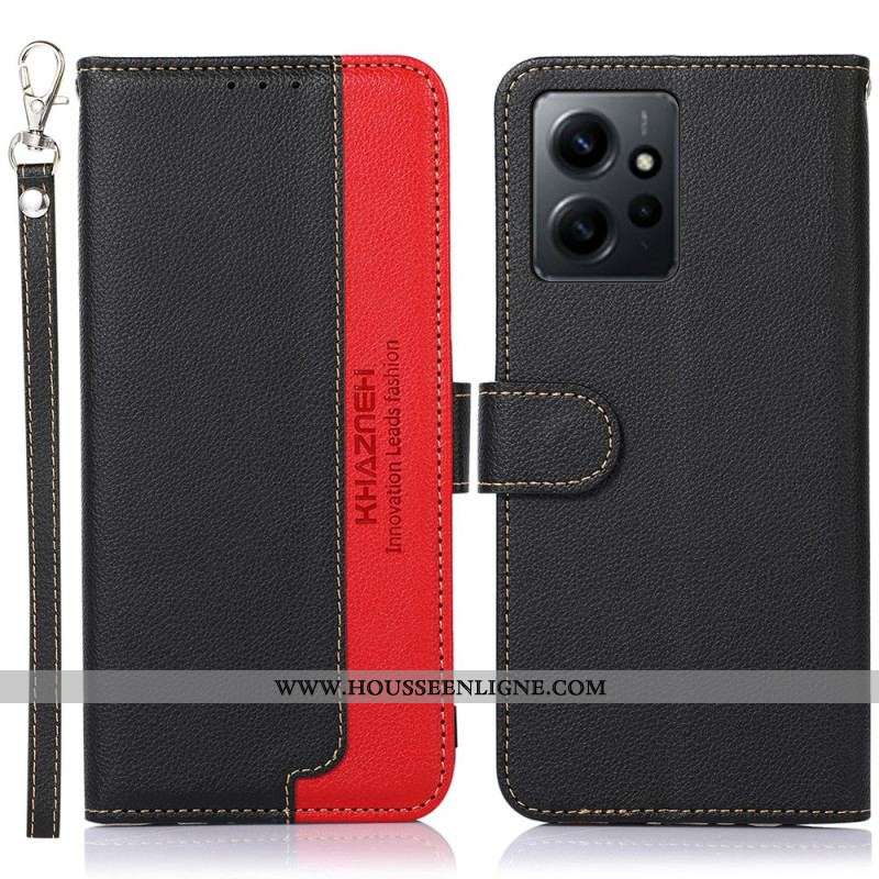 Housse Xiaomi Redmi Note 12 4G Style Litchi RFID KHAZNEH