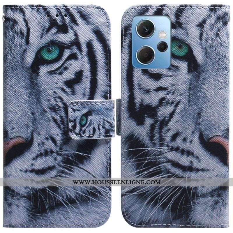 Housse Xiaomi Redmi Note 12 4G Tigre Blanc