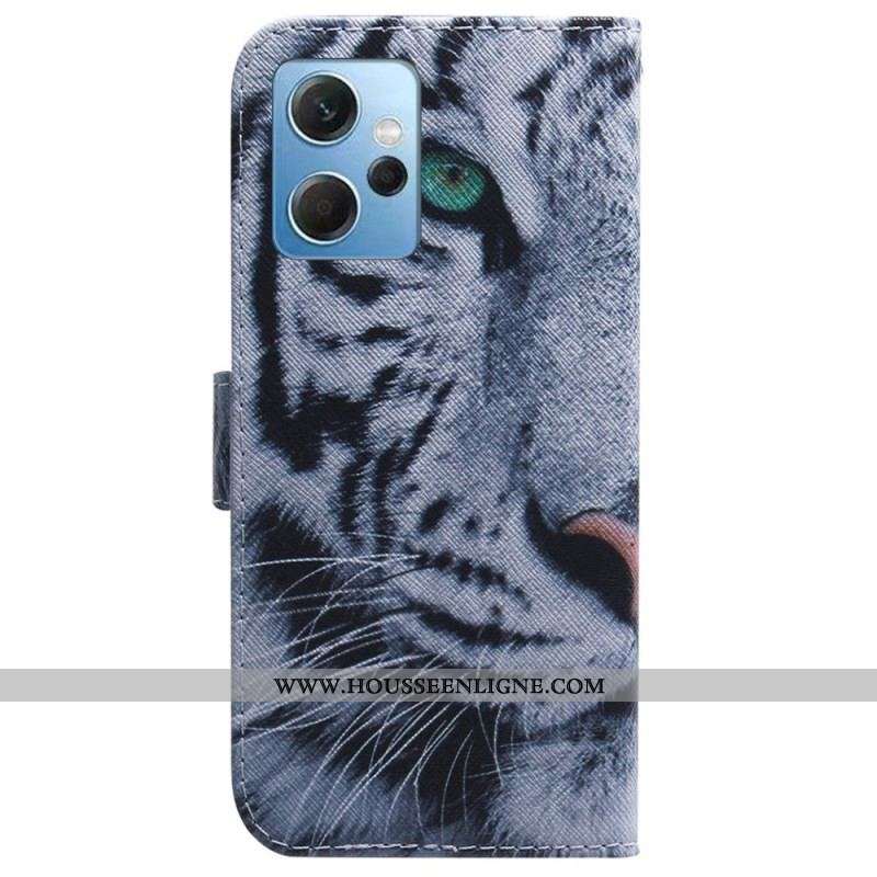 Housse Xiaomi Redmi Note 12 4G Tigre Blanc