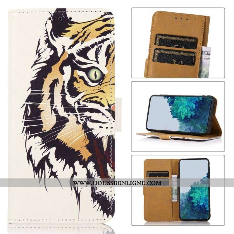 Housse Xiaomi Redmi Note 12 4G Tigre Féroce