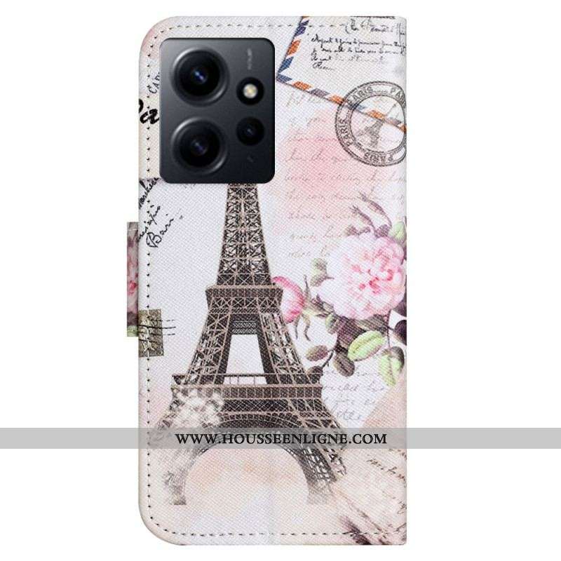 Housse Xiaomi Redmi Note 12 4G Tour Eiffel