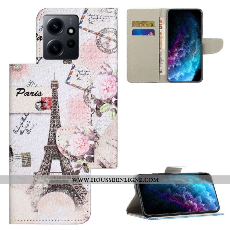 Housse Xiaomi Redmi Note 12 4G Tour Eiffel