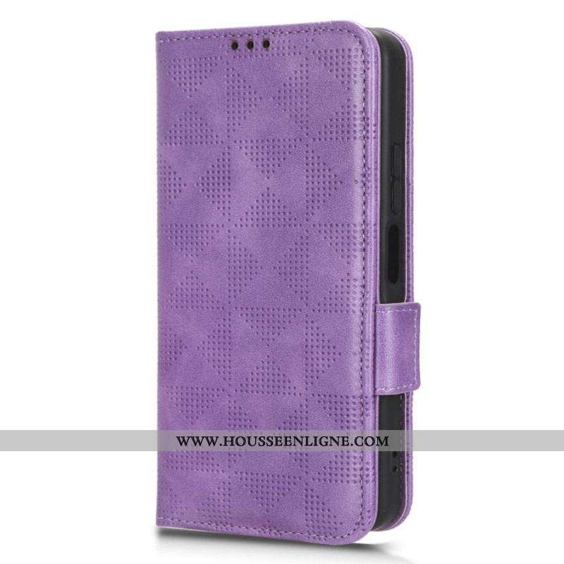 Housse Xiaomi Redmi Note 12 4G Triangles avec Lanière