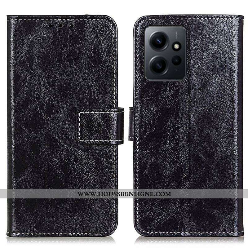 Housse Xiaomi Redmi Note 12 4G Vernie avec Coutures Apparentes