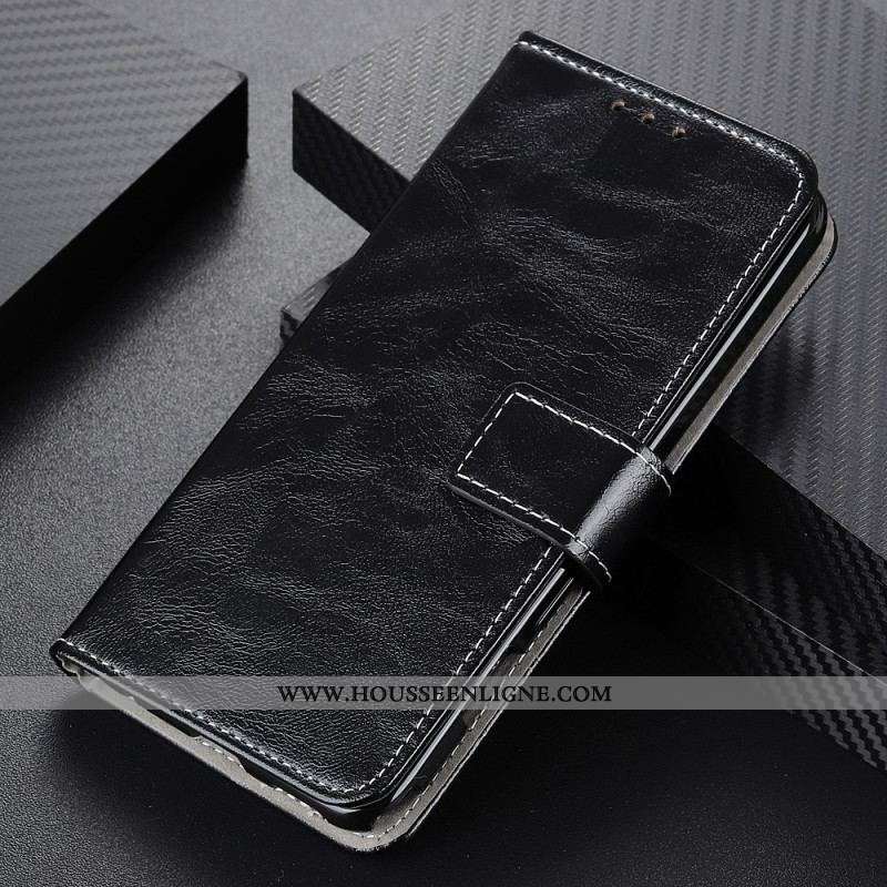 Housse Xiaomi Redmi Note 12 4G Vernie avec Coutures Apparentes